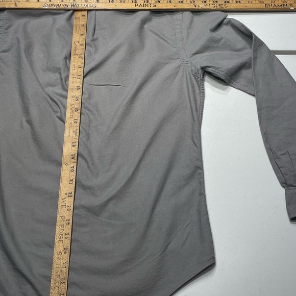 Ralph Lauren size Medium Slim fit Gray Oxford Cloth Button Down Shirt. - Picture 13 of 13